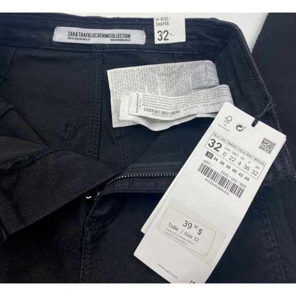 Zara Denim collection hi rise shaper jeans size 0 US Brand New. - Picture 7 of 12